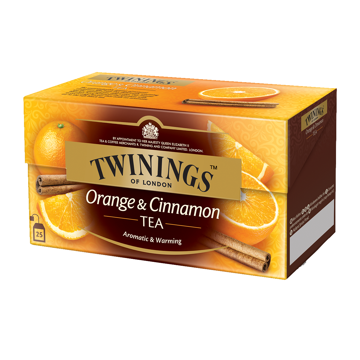 Twinings Thé noir Orange&Cannelle:thé noir aromatisé